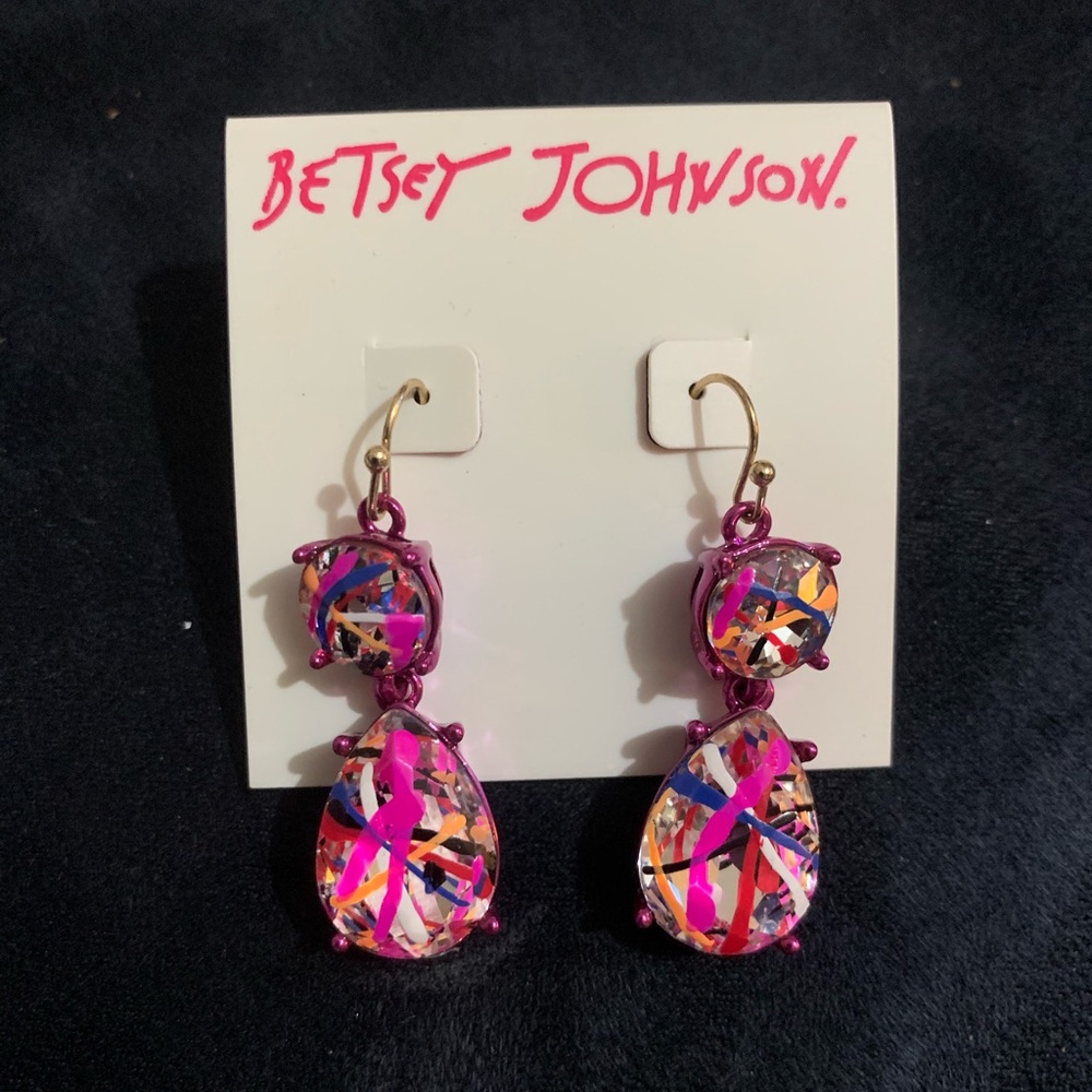 BNWT Betsey Johnson earrings